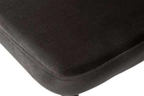 Стул велюр серый 54*57*80см с ч/б спинкой Garda Decor арт.30C-1232F GR