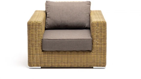 "Боно" кресло из искусственного ротанга, цвет соломенный 4SIS арт.УТ-00003966