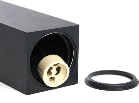 Подвесной светильник Feron ML1748 Barrel QUAD levitation 48431 MR16 35W черный (220V, на проводе)