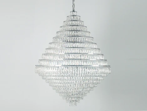 Подвесная люстра хрустальная Newport 10120 10125+43/C (220V, на цепи)