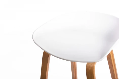 Стул барный Quadro белый