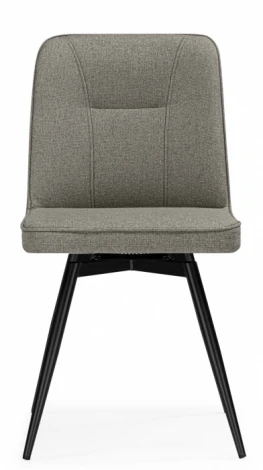 Обеденный стул Woodville Texas (Металл, Рогожка/Черный) арт.15891