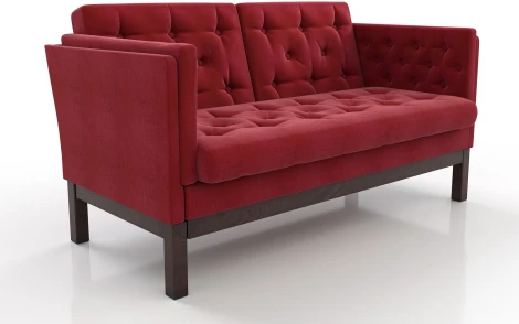 Диван Arsko Айверс М венге красный шенилл