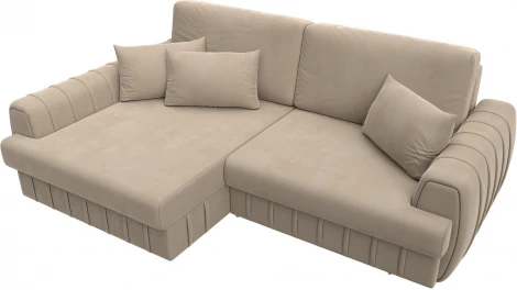 Диван угловой Лига-057 НПБ угол левый Лига Диванов (Велюр) арт.129268L