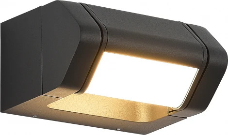 Настенный светильник уличный ST Luce Protech SL9540.701.01 темно-серый/белый LED 1*8W