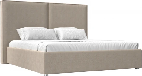 Кровать интерьерная Аура 180 (Бежевый/Рогожка) Лига Диванов арт.120543