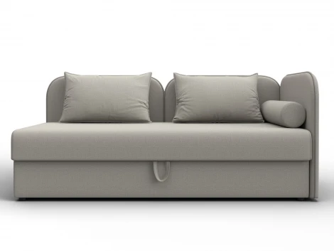 Тахта Лига-094 НПБ (ДСП,ЛДСП,Фанера/Пластик/Рогожка/Бежевый) Лига Диванов 132525