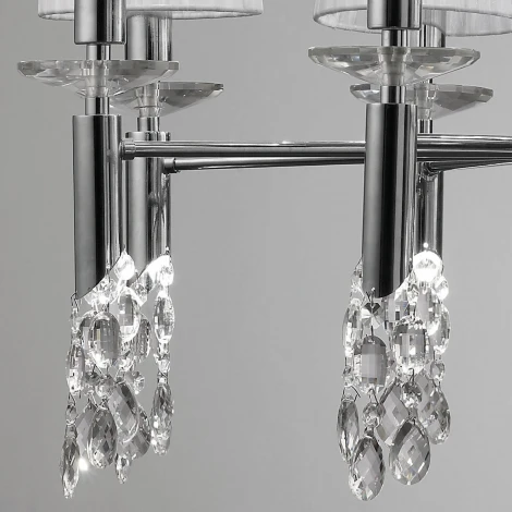 Подвесная большая люстра Mantra Tiffany 3850 (220V, на цепи)