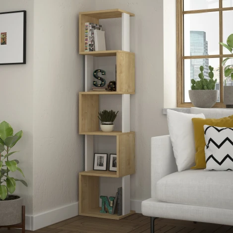 Стеллаж Угловой PIRI BOOKCASE (Дерево) LEVE