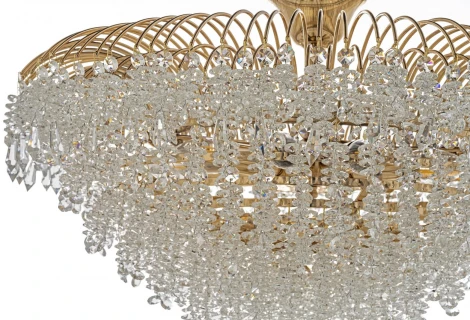 Потолочная люстра на штанге Arti Lampadari Imperia E 1.2.40.106 N (220V, хрусталь, круглые)