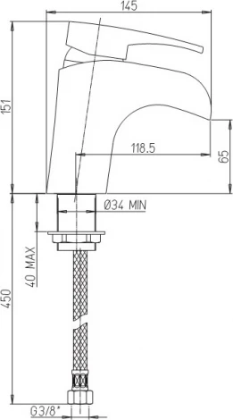 Смеситель Paini Ovo 86PW211WF для раковины