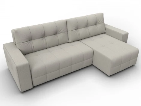 Диван угловой Лига-122 угол универсальный (ДСП,Брус,Рогожка/Бежевый) Лига Диванов 137597