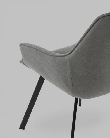 Стул Амальри велюр светло-серый Stool Group арт.УТ000041359