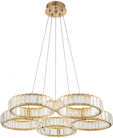 Подвесной светильник 12036/5P Brass Indigo Favo V000074L