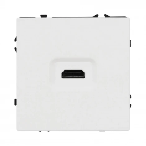 Механизм HDMI розетки SCT-NOBE-MHD1-SFPL-WH (Arlight, Белый кварц) 061846