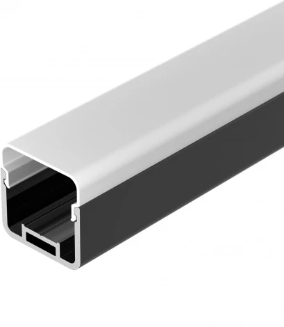 Профиль с экраном LINE-D-3030-2000 SQUARE BLACK+OPAL (Arlight, Алюминий) 055073