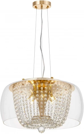 Подвесной светильник Lumina Deco LDP 7018-500 PR+F.GD (220V, на тросе)