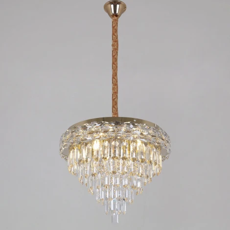 Подвесная люстра хрустальная Reluce 31070-0.4-500 MX GD