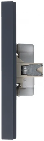 Розетка встраиваемая двойная без заземления (грифель) Systeme Electric AtlasDesign ATN000720