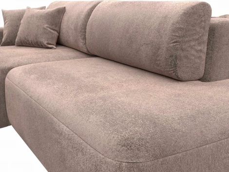 Диван угловой Лига-036 НПБ Модерн левый угол Лига Диванов (Велюр) арт.127775L