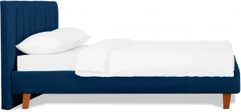 Кровать Queen II Sofia L 1600 ОГОГО (арт.577496), (Ткань/Синий)