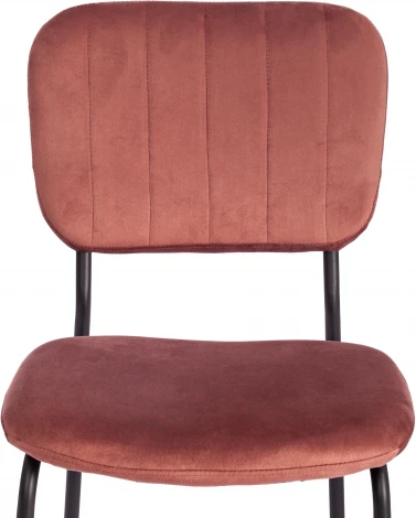 Обеденный стул Tetchair CAROL (Металл,Вельвет/Черный)