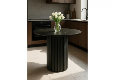 Кухонный стол Notta Барел 90 shakespeare black / черный