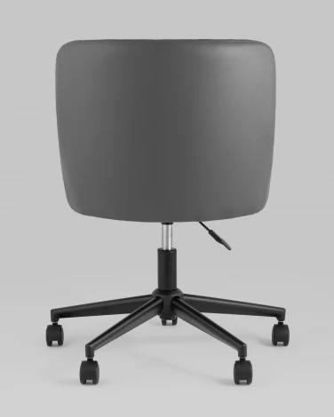 Стул офисный Ститч Хани экокожа серый УТ000031319