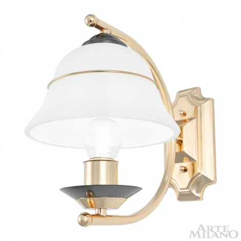 Бра Arte Milano Florentia-1240 301240/1W Bk/Gd (220V)