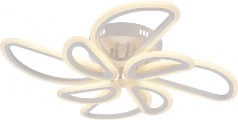 Потолочная люстра Escada Archer 10270/8LED 82Вт, металл/акрил, белый/хром (регулировка яркости, 220V, пульт управления)