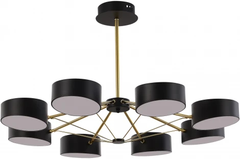 Потолочная люстра на штанге Valle SLE6005-402-08 Evoluce (LED, 220V, пульт управления)