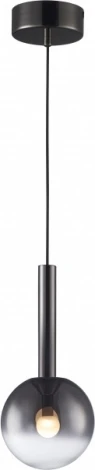 Подвесной светильник iLedex Aura 8615P-1S BK-SM (220V, на проводе, шар)