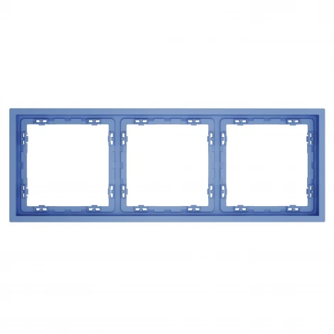 Рамка пластиковая на 3 поста (деним) Voltum S70 VLS100315
