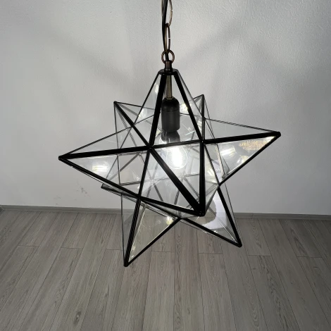 Подвесной светильник (люстра) Black Star Clear Glass 35 См ImperiumLoft 101314-26 (189644-26) (220V, на цепи)