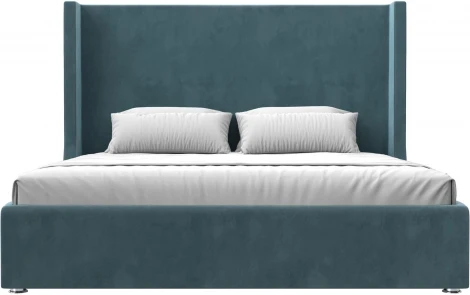 Кровать интерьерная Ларго 180 (Бирюзовый/Велюр) Лига Диванов арт.120724