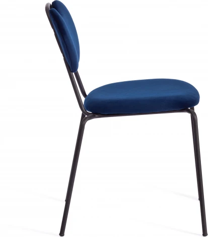 Обеденный стул Tetchair DANTON (Металл,Ткань/Синий)