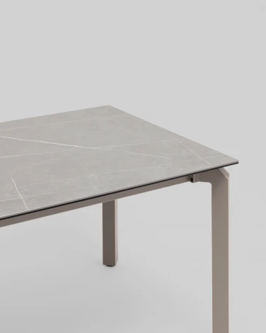 Стол обеденный Stool Group Varden раскладной 160-220*90 см керамика серый арт.УТ000040850