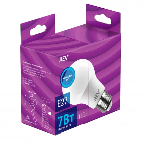Лампочка светодиодная REV 32527 7