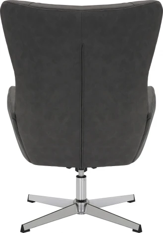 Кресло мягкое Everprof Apple Ткань Темно-серый