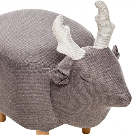 Пуф Leset Maral COMBI (Фанера,Массив дерева,Рогожка) арт.2500000043567