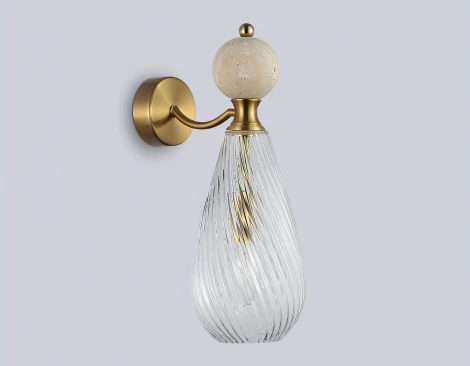 Бра с травертином Ambrella Ceramo Modern LH53288