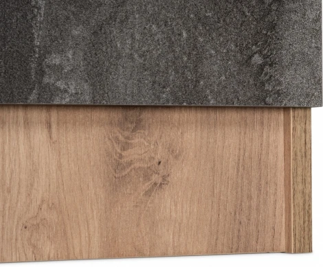 Прихожая Woodville Иннэс-3 дуб крафт золотой / камень темный