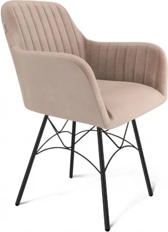 Стул Sheffilton SHT-ST38-1/S107 латте/черный муар