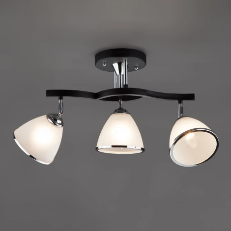 Потолочная люстра Eurosvet 9612 9612/3 хром/венге