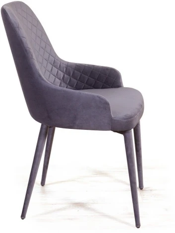 Стул Douglas ромб, бархат серый 27 Top Concept (21439)