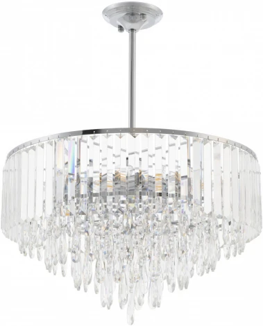 Подвесная люстра хрустальная на штанге Arte Milano Sorrento-5509 375509/10/300/570 CR (220V)