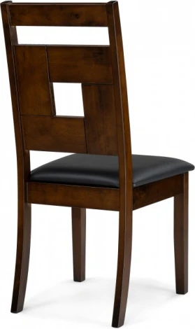 Деревянный стул Kubik (Kubik dirty oak / black) Woodville арт.15525