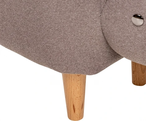 Пуф Leset Rhino COMBI (Фанера,Массив дерева,Рогожка) арт.2500000098444