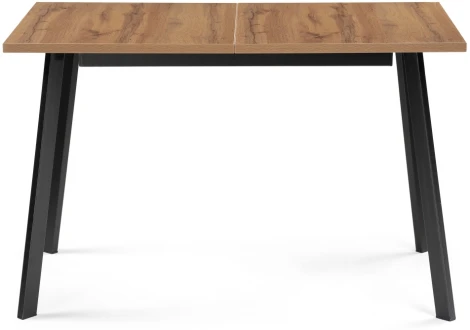 Стол раскладной Notta Колон Лофт 120 25 мм черный матовый / дуб вотан 489606