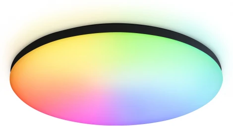 Потолочный светильник RGB круглый светодиодный с пультом и управлением смартфоном Ambrella ORBITAL FZ2004 (220V, умный дом - Алиса, Tuya Smart, Алекса, Smart Home, круглые, IP54)